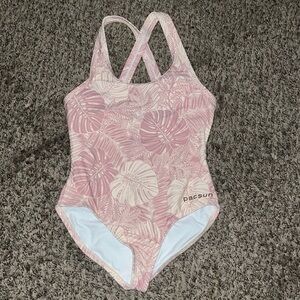 Pacsun flowered girls swimsuit
